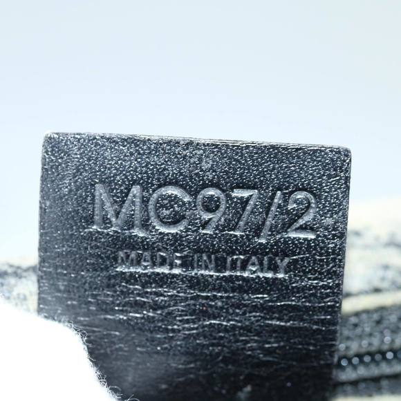 CELINE Macadam Canvas Hand Bag PVC Brown Black Auth 67089 - Picture 12 of 16